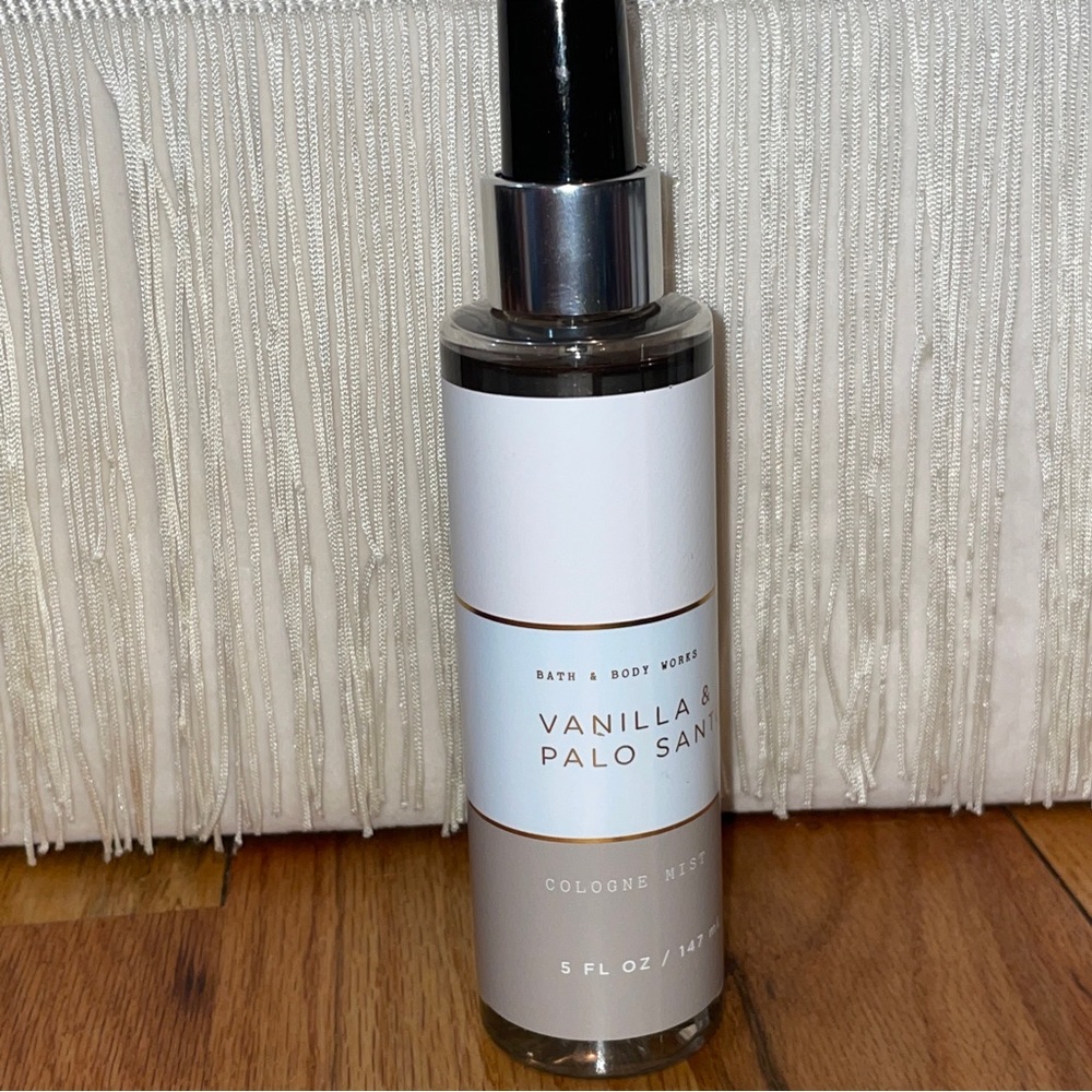 NEW Bath & Body Works Men Cologne Mist VANILLA & PALOS ANTO  discontinued spray